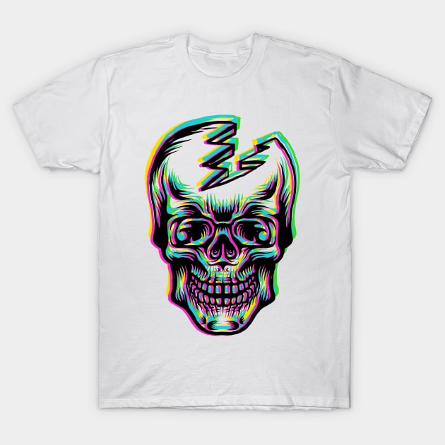 Flazh Skull T-Shirt by Stayhoom